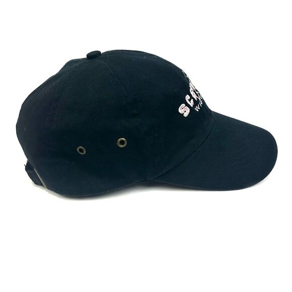 Scentsy Wickless Port & Company Black & Pink Star Baseball Cap/Hat Adjustable - Picture 3 of 9
